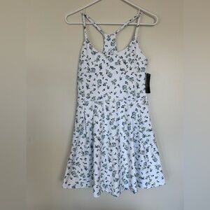NWT SAGE Collective Pro Shop Athletic Romper/Dress Floral Design Feminine
